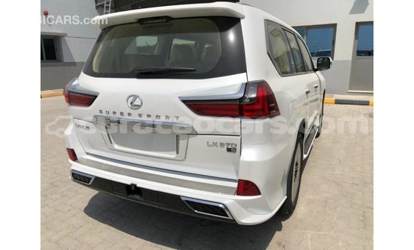 Buy Import Lexus LX White Car in Import - Dubai in Curacao