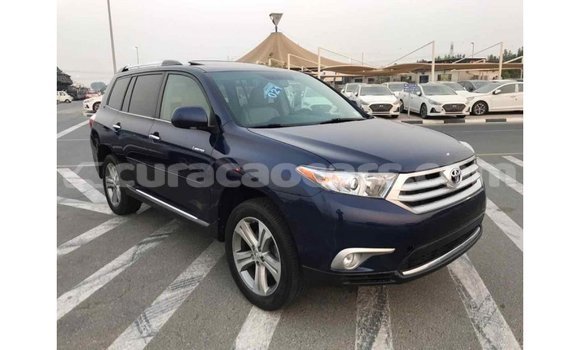 Buy Import Toyota Highlander Blue Car in Import - Dubai in Curacao Buy Import Toyota Highlander Blue Car in Import - Dubai in Curacao