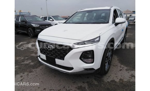 Buy Import Hyundai Santa Fe White Car in Import - Dubai in Curacao