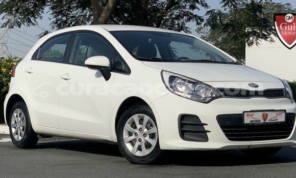Buy Import Kia Rio White Car in Import - Dubai in Curacao