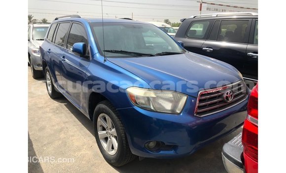 Buy Import Toyota Highlander Blue Car in Import - Dubai in Curacao Buy Import Toyota Highlander Blue Car in Import - Dubai in Curacao