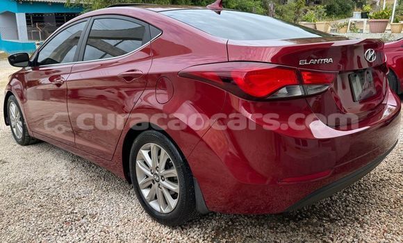 Buy Used Hyundai Elantra Red Car in Import - Dubai in Curacao Buy Used Hyundai Elantra Red Car in Import - Dubai in Curacao