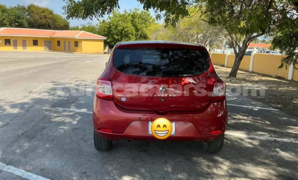 Buy Used Renault Sandero Red Car in Willemstad in Curacao Buy Used Renault Sandero Red Car in Willemstad in Curacao